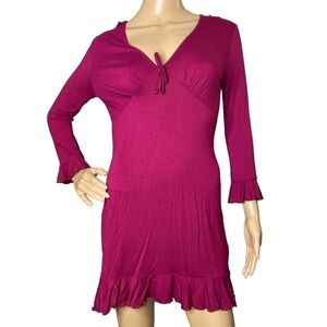 Urban Outfitters 3/4 sleeve wine dress, NWT medium